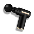 Compact Percussion Massage Gun with Multiple Heads and Quiet Motor