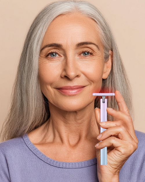 4-in-1 LED Facial Rejuvenation Device with Multi-Technology Skin Care