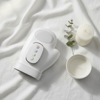 NOVARO hand and wrist compression wellness device with warming function and adjustable Velcro closure