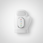 NOVARO hand and wrist compression wellness device with warming function and adjustable Velcro closure
