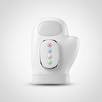 NOVARO hand and wrist compression wellness device with warming function and adjustable Velcro closure