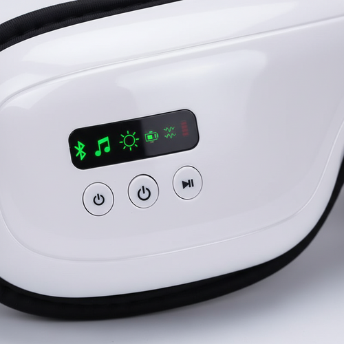 NOVARO heated eye relaxation mask with Bluetooth audio adjustable warming and vibration modes