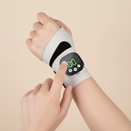 NOVARO multi-mode wrist and hand wellness tool with adjustable intensity LED display and rechargeable battery