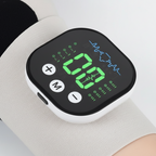 NOVARO multi-mode wrist and hand wellness tool with adjustable intensity LED display and rechargeable battery
