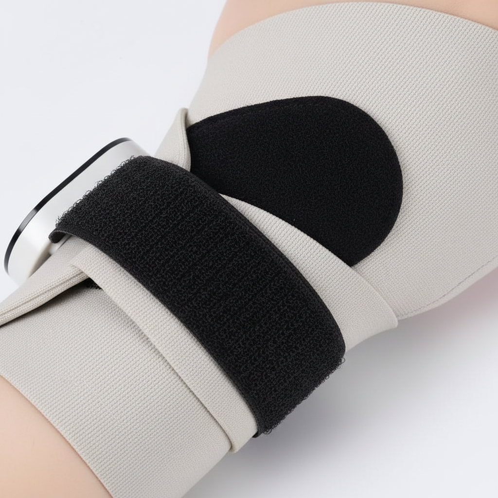 NOVARO multi-mode wrist and hand wellness tool with adjustable intensity LED display and rechargeable battery