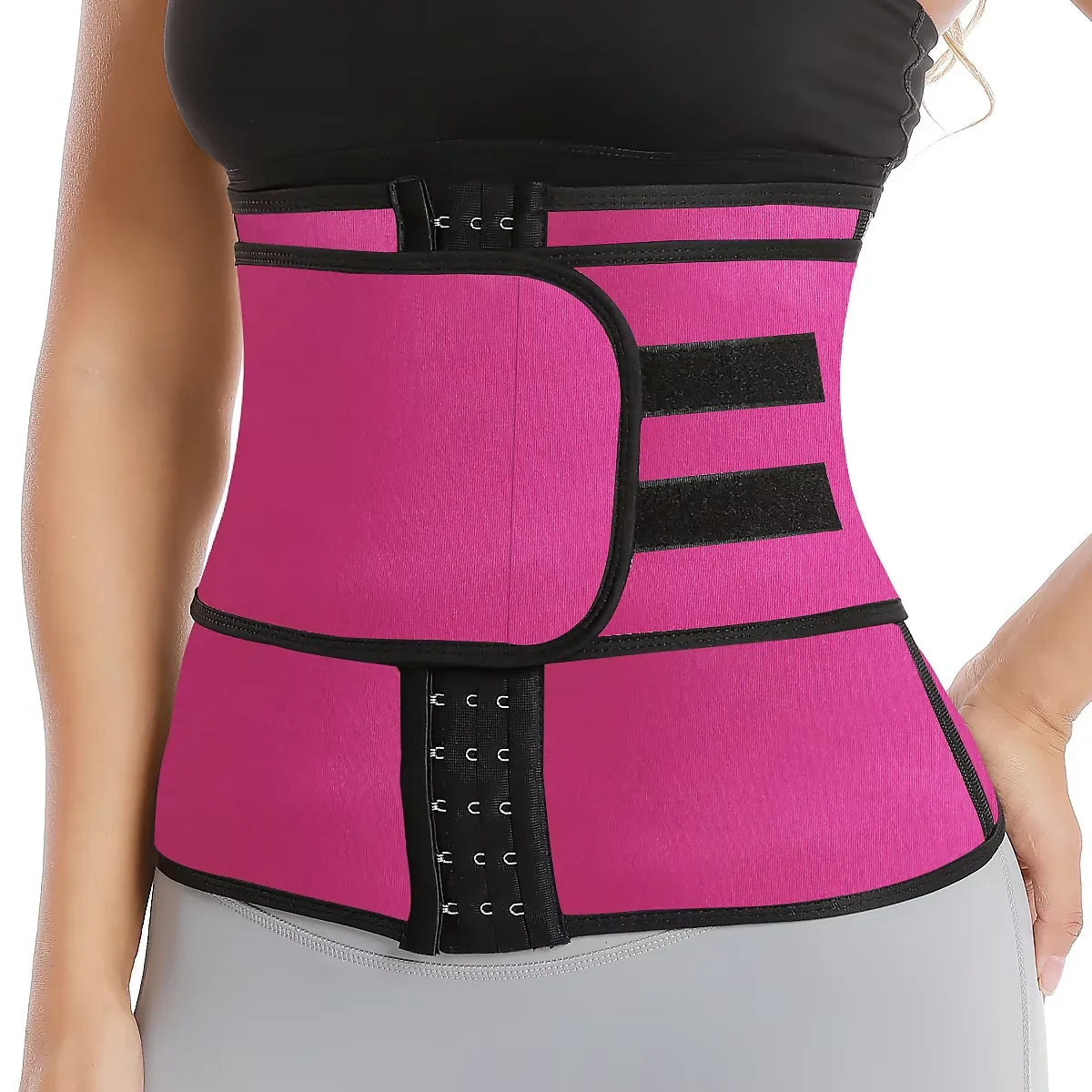 Women Waist Trainer Belly Slimming Sheath Sauna Body Shaper Reducing Shapewear Corset Tummy Sweat Workout Fat Burn Trimmer Belt