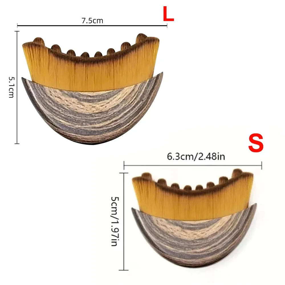 Gua Sha Jawline Contour Comb for Facial Sculpting and Lymphatic Drainage