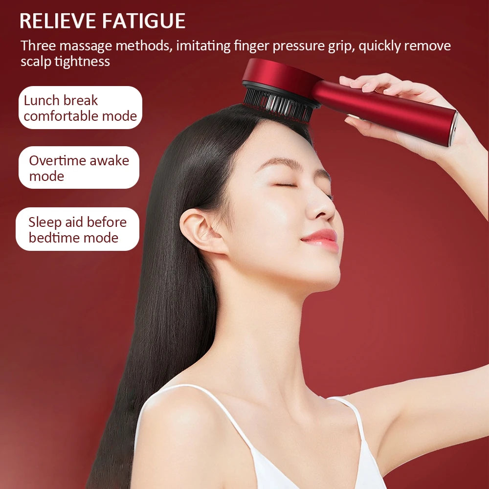 Red Light Therapy Scalp Massage Comb for Hair Growth Stimulation