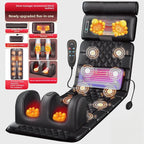 Full-Body Massage Mattress with Heating, Air Compression, and Kneading Therapy