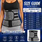 Women Waist Trainer Belly Slimming Sheath Sauna Body Shaper Reducing Shapewear Corset Tummy Sweat Workout Fat Burn Trimmer Belt