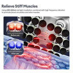 Deep Tissue Percussion Massage Gun with Multiple Heads and Adjustable Intensity