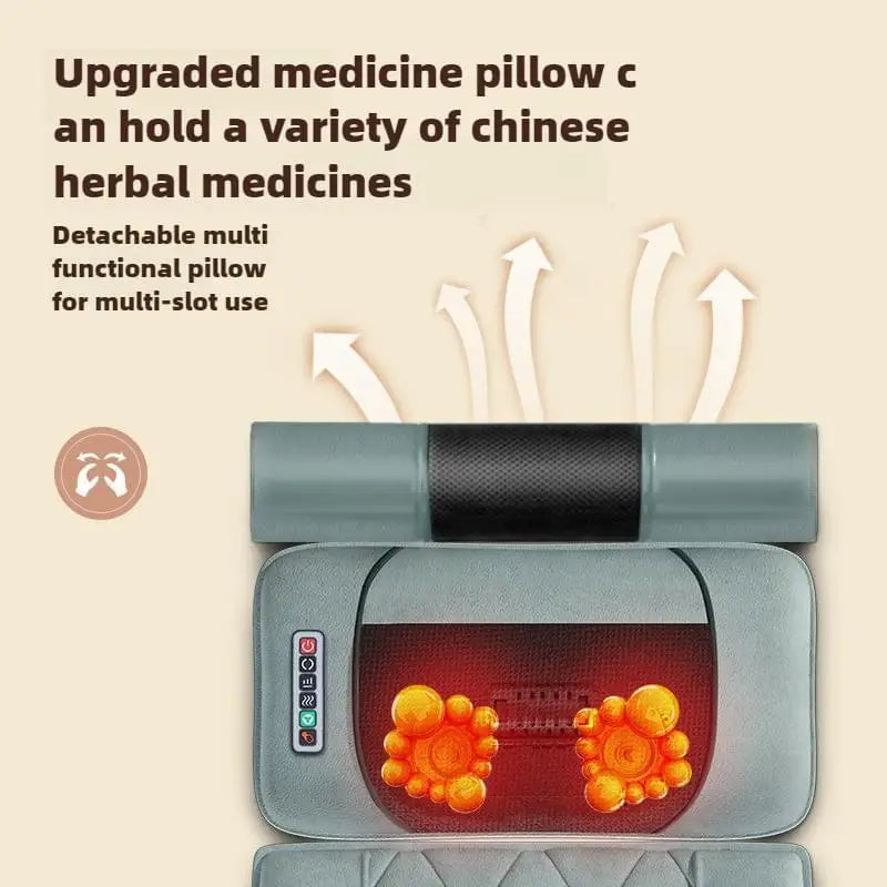 Full-Body Massage Mattress with Heating, Air Compression, and Kneading Therapy