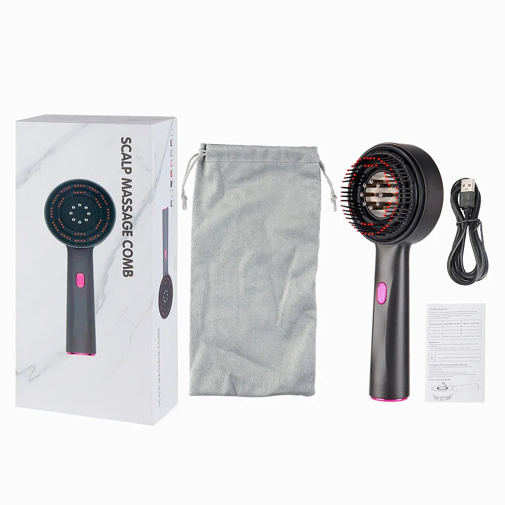 Red Light Therapy Scalp Massage Comb for Hair Growth Stimulation