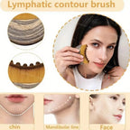 Gua Sha Jawline Contour Comb for Facial Sculpting and Lymphatic Drainage