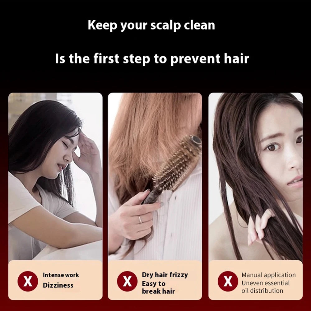 Red Light Therapy Scalp Massage Comb for Hair Growth Stimulation
