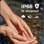 2026 Smart Ring Blood Pressure Heart Rate Sleep Monitoring Smartring IP68 & 5ATM Waterproof Multi-sport Mode Smartring Man Women