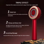 Red Light Therapy Scalp Massage Comb for Hair Growth Stimulation