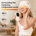 Heated Head Massager with Air Compression and Eye Therapy for Deep Relaxation