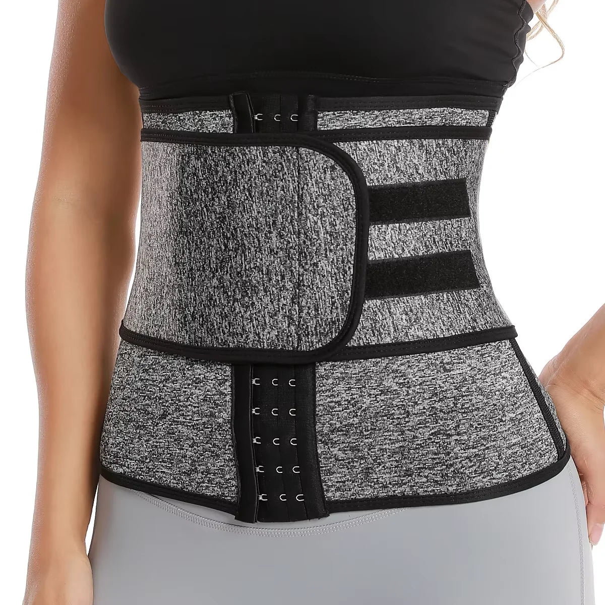 Women Waist Trainer Belly Slimming Sheath Sauna Body Shaper Reducing Shapewear Corset Tummy Sweat Workout Fat Burn Trimmer Belt