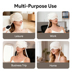 Heated Head Massager with Air Compression and Eye Therapy for Deep Relaxation