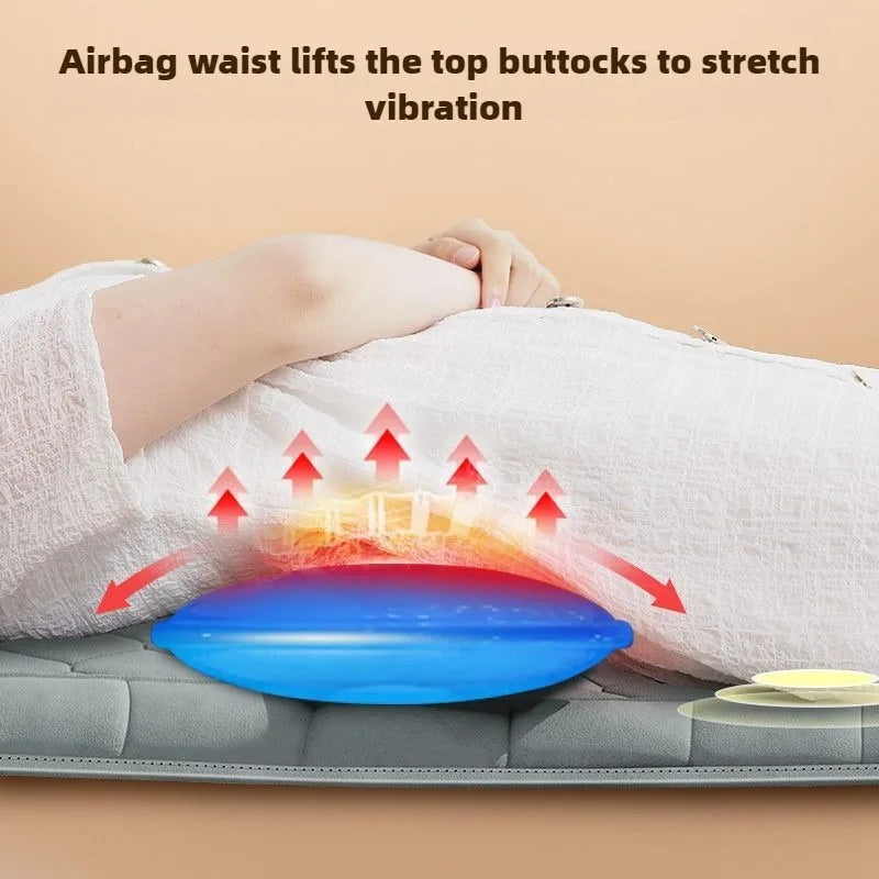 Full-Body Massage Mattress with Heating, Air Compression, and Kneading Therapy