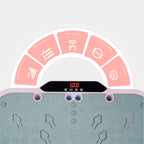Whole-Body Vibration Plate Fitness Platform with Stabilizing Handles