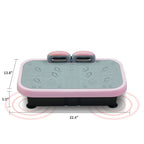 Whole-Body Vibration Plate Fitness Platform with Stabilizing Handles